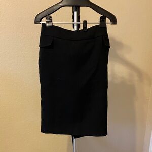 Zara Classic Black Pencil Skirt